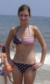 , chillin at the beach in my favorite bikini