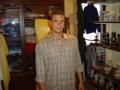 , me hanging out at my friends shop.