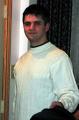 , Standing alone in my front hallway in a white sweater