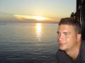 , The sunset in Mykonos