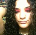 , My red eye shadow owns me! Hehee...