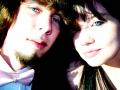 , my boyfriend kyle and me at prom